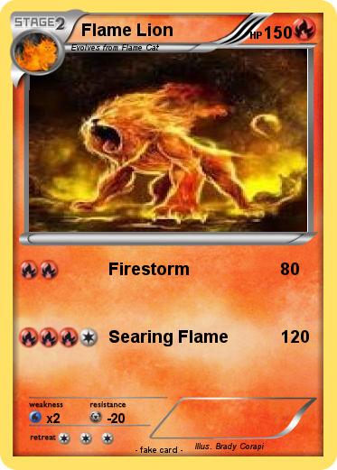 Pokemon Flame Lion