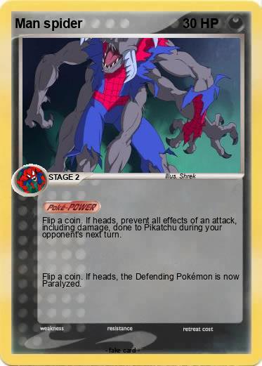 Pokemon Man spider