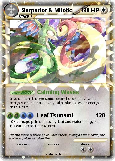 Pokemon Serperior & Milotic