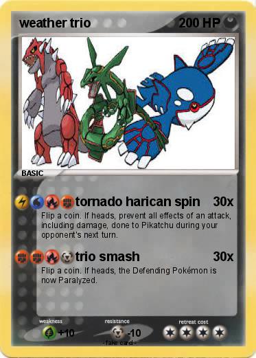Pokemon weather trio
