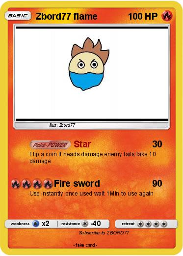 Pokemon Zbord77 flame
