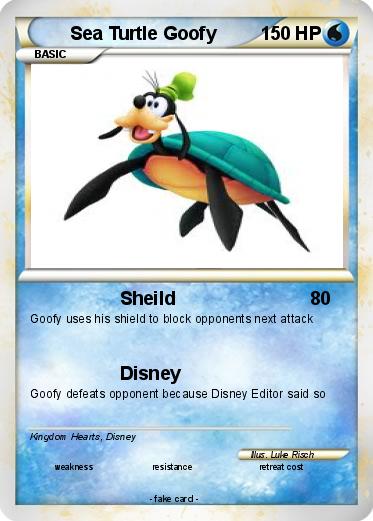 Pokemon Sea Turtle Goofy