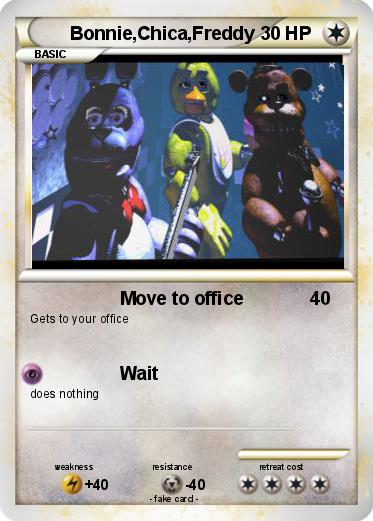 Pokemon Bonnie,Chica,Freddy