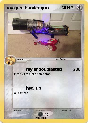 Pokemon ray gun thunder gun