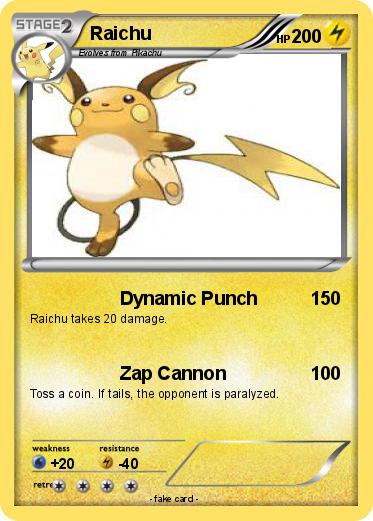 Pokemon Raichu