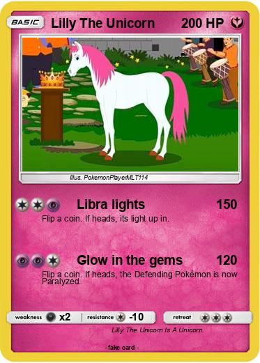 Pokemon Lilly The Unicorn