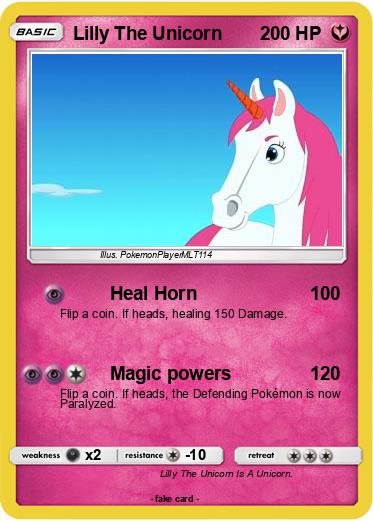 Pokemon Lilly The Unicorn