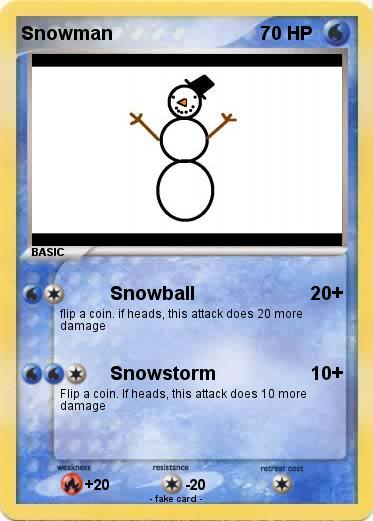 Pokemon Snowman