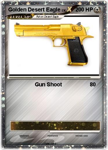 Pokemon Golden Desert Eagle