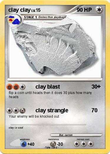 Pokemon clay clay