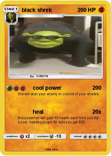 Pokemon black shrek