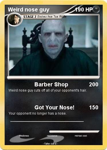 Pokemon Weird nose guy