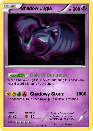 Pokemon Shadow Lugia