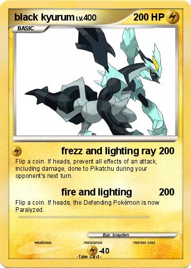 Pokemon black kyurum
