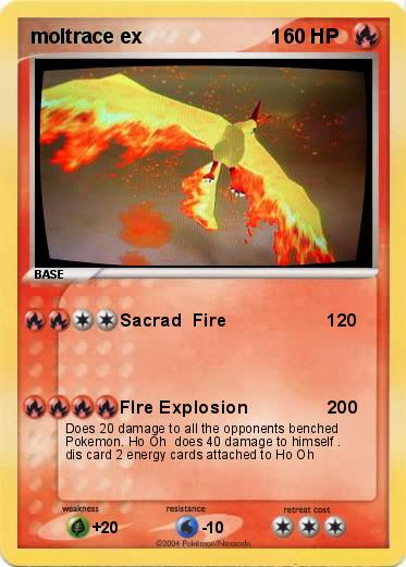 Pokemon moltrace ex                       1