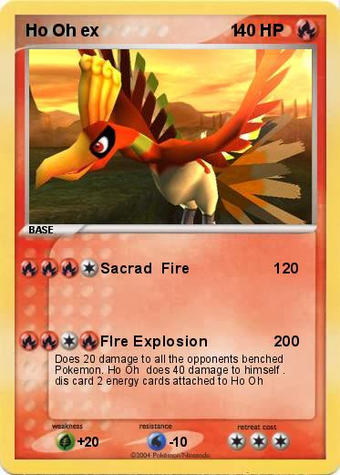 Pokemon Ho Oh ex                            1