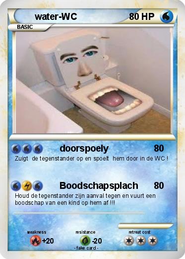 Pokemon water-WC