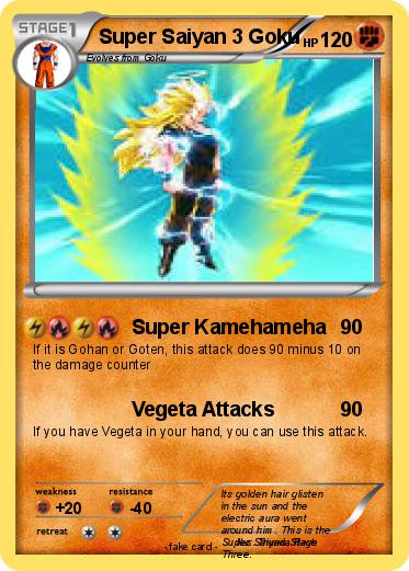 Pokemon Super Saiyan 3 Goku