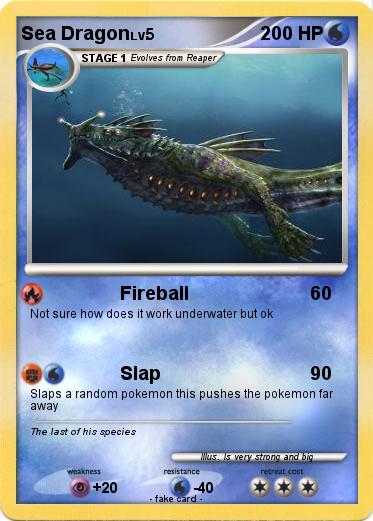 Pokemon Sea Dragon
