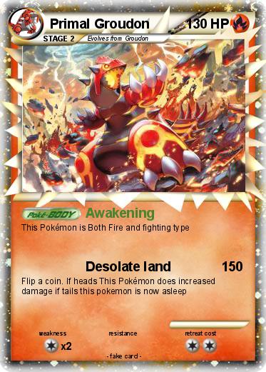 Pokemon Primal Groudon