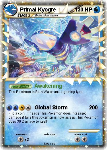 Pokemon Primal Kyogre