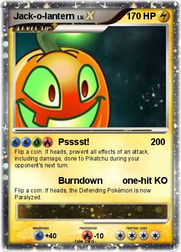 Pokemon Jack-o-lantern