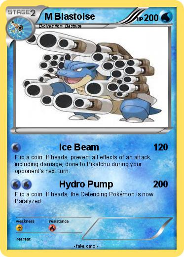 Pokemon M Blastoise