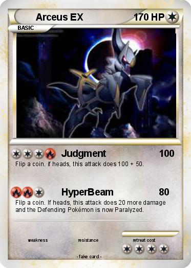 Pokemon Arceus EX