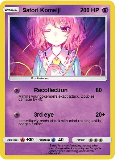 Pokemon Satori Komeiji