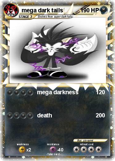 Pokemon mega dark tails