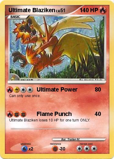 Pokemon Ultimate Blaziken