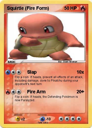 Pokemon Squirtle (Fire Form)