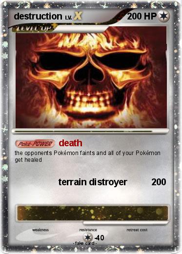 Pokemon destruction
