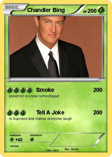 Pokemon Chandler Bing