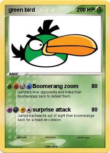 Pokemon green bird