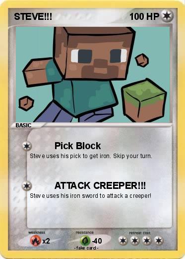 Pokemon STEVE!!!