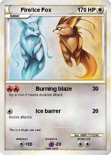 Pokemon Fire/Ice Fox