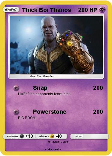 Pokemon Thick Boi Thanos