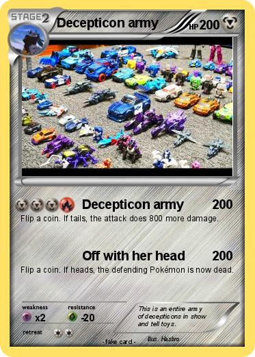 Pokemon Decepticon army