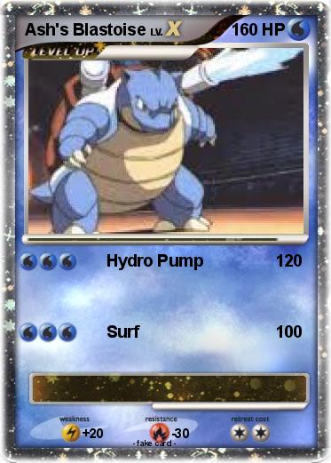 Pokemon Ash's Blastoise