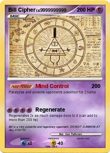 Pokemon Bill Cipher