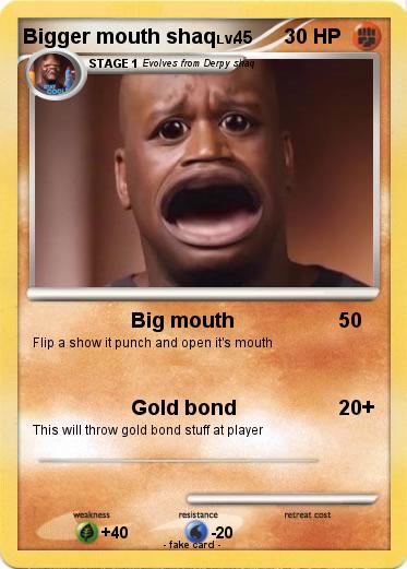 Pokemon Bigger mouth shaq