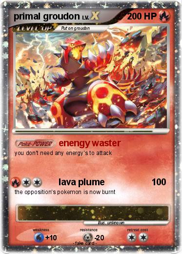 Pokemon primal groudon