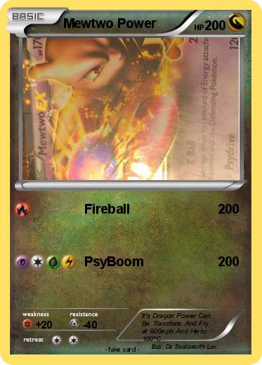 Pokemon Mewtwo Power