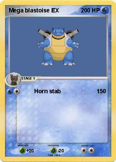 Pokemon Mega blastoise EX