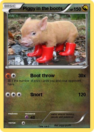 Pokemon Piggy in the boots