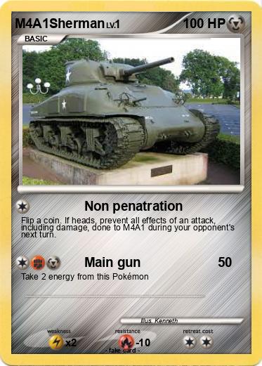 Pokemon M4A1Sherman