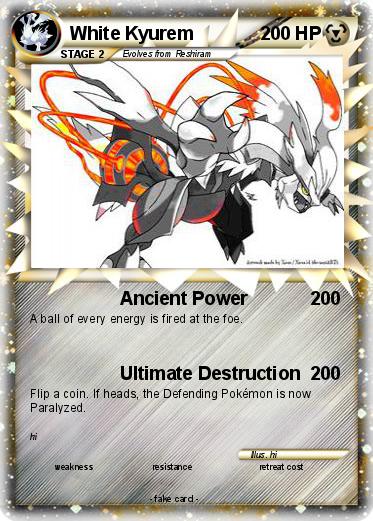 Pokemon White Kyurem
