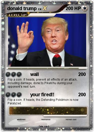 Pokemon donald trump