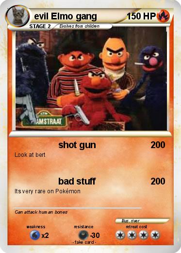 Pokemon evil Elmo gang